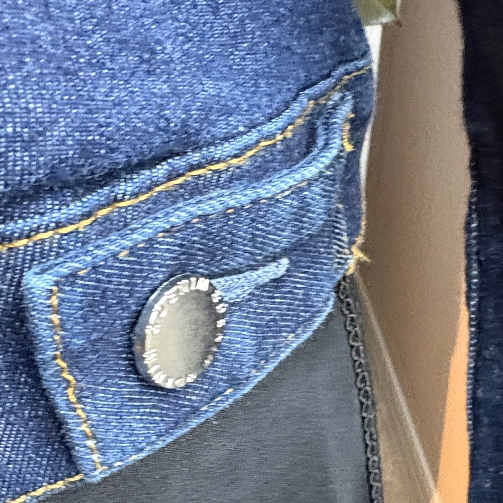 H&M Dark Blue cropped Jean Jacket - Picture 9 of 12